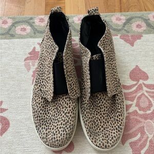 Leopard Print Slip-On Sneakers